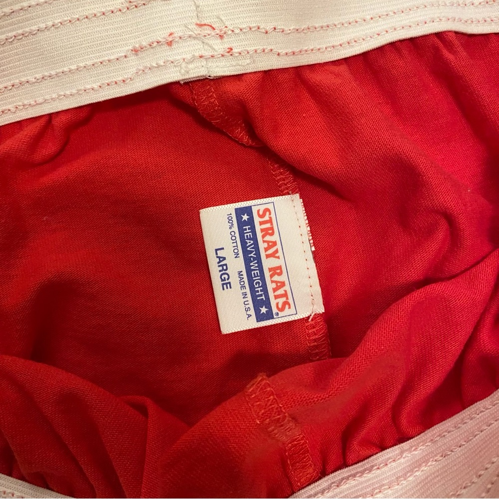 Stray Rats Red Shorts 100% cotton - Picture 2 of 3